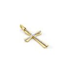 Pendentif crocetta or jaune oxyde de zirconium