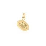Pendentif cyril plaqu or
