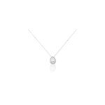 Collier diamina or blanc diamant