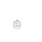 Pendentif efiso argent blanc