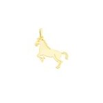 Pendentif egide cheval or jaune Pendentif egide cheval or jaune