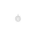 Pendentif elio x argent blanc