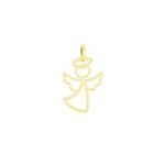 Pendentif estrellita ange aureole or jaune