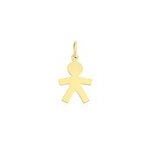 Pendentif estrellita garcon or jaune