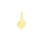 Pendentif eudocie coeur lisse or jaune