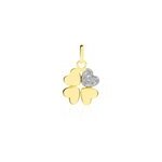 Pendentif eudocie coeur trefle or jaune
