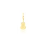Pendentif fatema musique guitare or jaune