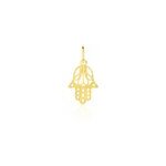 Pendentif fatima or jaune