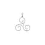 Pendentif helge argent blanc