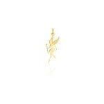 Pendentif heliciane fee or jaune