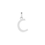 Pendentif ionia lettre or blanc