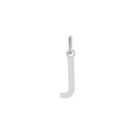 Pendentif ionia lettre or blanc