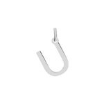 Pendentif ionia lettre or blanc