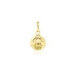 Pendentif julius sport foot or jaune