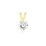 Pendentif mabila or jaune oxyde de zirconium Pendentif mabila or jaune oxyde de zirconium