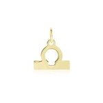 Pendentif or jaune alibiza