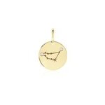 Pendentif or jaune astraea oxyde de zirconium Pendentif or jaune astraea oxyde de zirconium