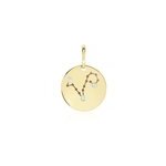 Pendentif or jaune astraea oxyde de zirconium Pendentif or jaune astraea oxyde de zirconium