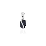 Pendentif prudencia or blanc saphir