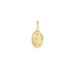 Pendentif virgee or jaune