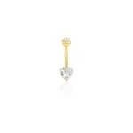 Piercing cornelis or jaune oxyde de zirconium Piercing cornelis or jaune oxyde de zirconium