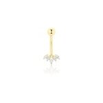 Piercing darby or jaune oxyde de zirconium Piercing darby or jaune oxyde de zirconium