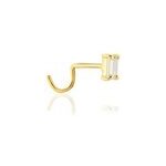 Piercing lyle or jaune oxyde de zirconium
