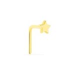 Piercing de nez deodate etoile or jaune