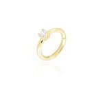 Piercing d'oreille or jaune ailantie oxyde de zirconium