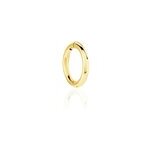 Piercing d'oreille or jaune aloes