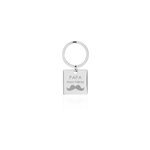 Porte clefs pandore acier blanc