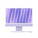 Imac 24  apple m4 10 c?urs cpu / 10 c?urs gpu 256 go ssd 16 go violet fwv63fn / a reconditionn par le ...